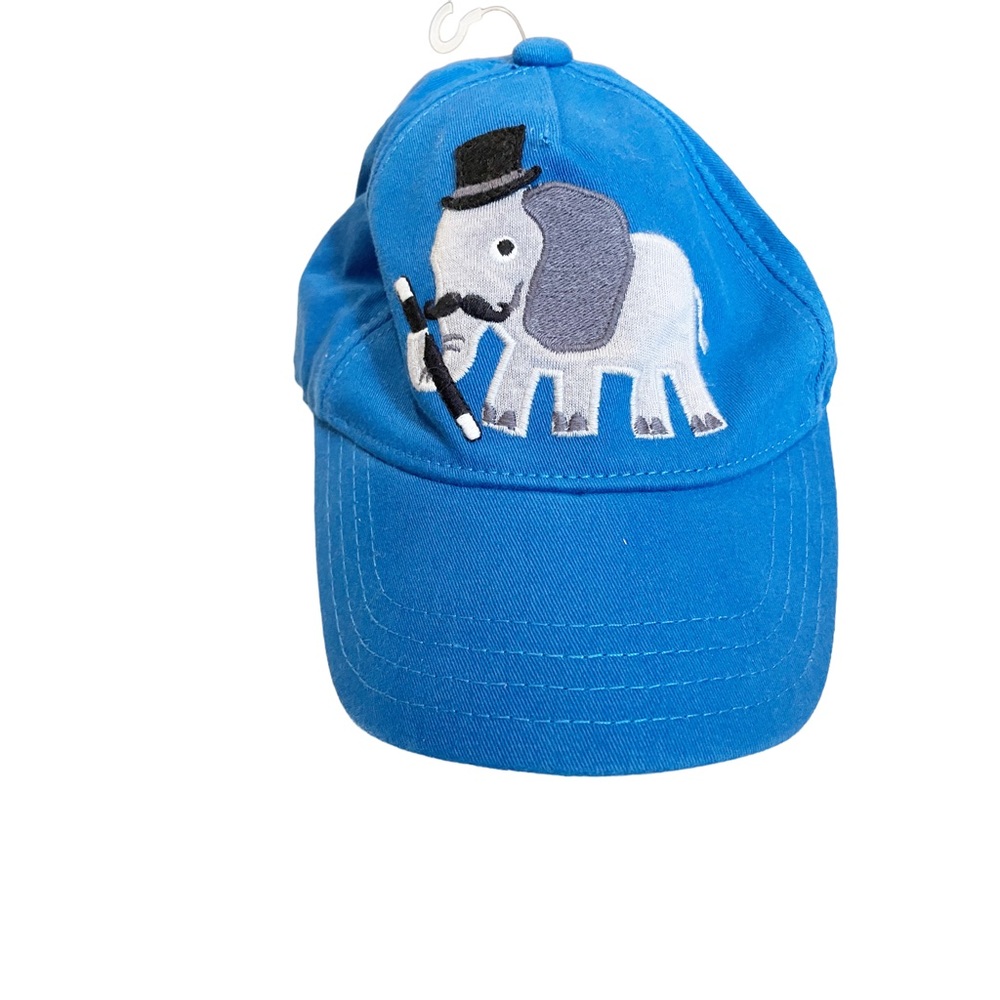 NWT Gymboree Baseball Cap Blue Elephant Circus Themed Size 12-24 months - Picture 8 of 8